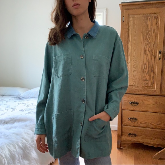 Vintage Tops - Vintage Coldwater Creek 100% Linen Smock Top